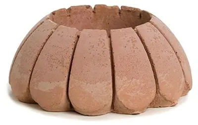 Produktbild von Kerzenhalter Concrete – Petal t-light holder – Terracotta