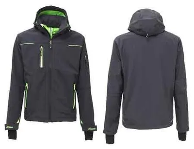 Immagine prodotto di GIUBBINO SOFTSHELL 'SPACE' GRIGIO/VERDE UPOWER Tg. XL