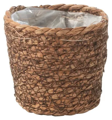 Produktbild von J-Line Blumentopf Ubeda Jute/Pl Dkl Natur