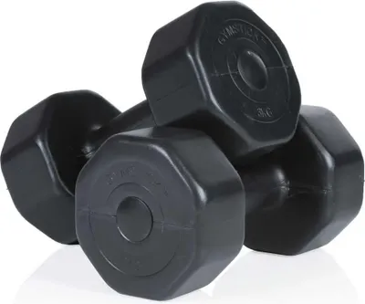 Produktbild von Gymstick Vinyl S 2 X 5kg Hantel Schwarz 5 kg Schwarz 5 kg