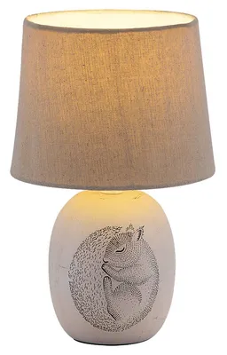 Produktbild von Rabalux 4605 Tischleuchte Dorka, E14, Keramik, braun, rund, Vintage/ Romantisch, ø180mm