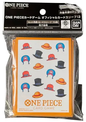 Produktbild von One Piece Card Game Official Sleeves 13 - Hat Patterns (70 PCS)