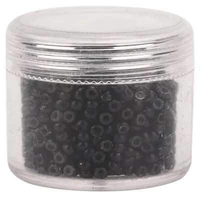 Image de 1000 pièces de micro-anneaux en silicone de 3 mm x 2 mm, pour extensions de cheveux, noirs