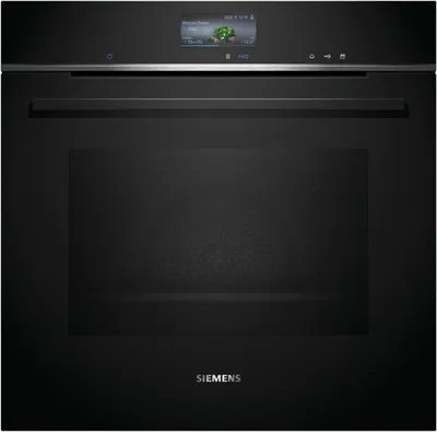 Image de Four à vapeur Siemens, 60 x 60 cm, 71 l, classe énergétique A+, écran tactile TFT, acier inoxydable, 1 unité.