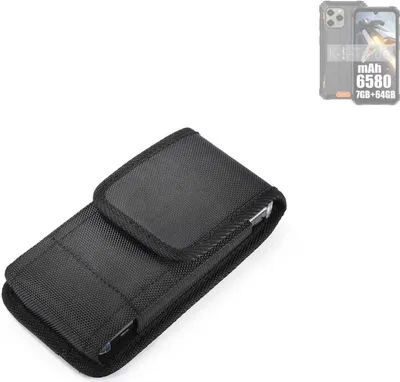 Produktbild von Holster Gürteltasche kompatibel mit Blackview BV5300 Pro Holster Gürtel Tasche wasserabweisend Handy Hülle Schutz Hülle Outdoor schwarz K-S-Trade