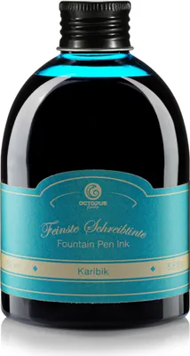 Produktbild von Schreibtinte für Füllhalter Karibik 250 ml schnell trocknend mit gleichmäßigem Tintenfluss