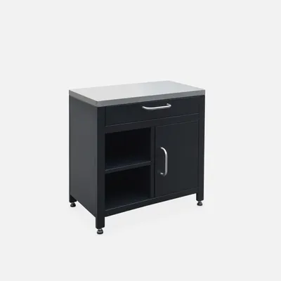 Produktbild von sweeek - Außenküche aus Stahl L80 cm - Schwarz