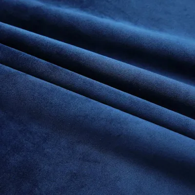 Produktbild von vidaXL Verdunkelungsvorhang mit Haken Samt Dunkelblau 290 x 245 cm