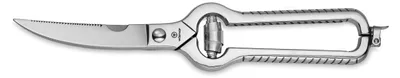 Geflügelschere aus Edelstahl, 26 cm, silber