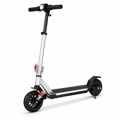 Produktbild von Draixcor Kinder E-Scooter 6,5 Zoll Elektroroller ab 10 Jahren, 150W, 14 km/h, 15 km Reichweite, LED-Licht, EBS-Bremse, Fußbremse, Federung, klappbar