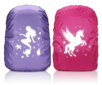 Productafbeelding van Regenbescherming rugzak, 2 stuks, 35 liter, reflecterend, waterdicht, geschikt voor basisschoolkinderen