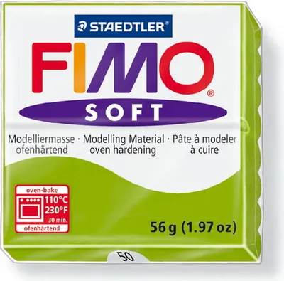 Produktbild von FIMO, Modelliermasse, Knete apfelgrün soft normal