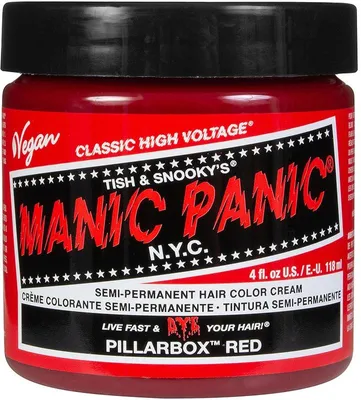 Produktbild von Manic Panic Classic High Voltage, Rot, Pillarbox Red, Unisex, 118 ml, Alle Haare, Farbspeichernd, Glanz