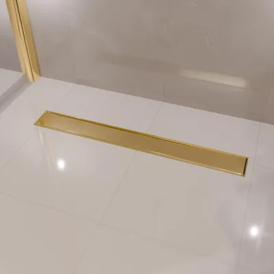 Zdjęcie produktu dla LOMAZOO odpływ liniowy Nilo 80 cm, złoty