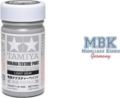 Produktbild von Tamiya Texturfarbe Beton/Hellgrau100ml Diorama