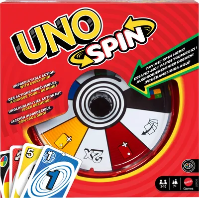 Produktbild von MATTEL Uno Spin - Familienspiel JGR00