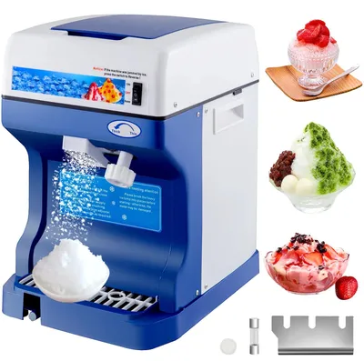Immagine prodotto di Macchina per tritare il ghiaccio - Marca Schaaf - Macchina per granita - Capacità: 120 kg - Con regolazione della consistenza del ghiaccio - Potenza: 250W