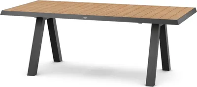 Produktbild von Siena Garden Tirana Dining Tisch 200 x 100 cm - Aluminium (matt anthrazit) &Teak