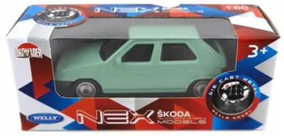 Produktbild von Welly Skoda Favorit Spielzeugauto 1:60 grün