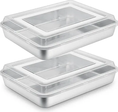 Obrázok produktu pre Plech na pečenie s vekom sada 4 ks 31,5x24,5x5cm