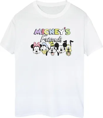 Produktbild von Disney - "Mickey Mouse and Friends" T-Shirt für Damen BI38309 (M) (Weiß)