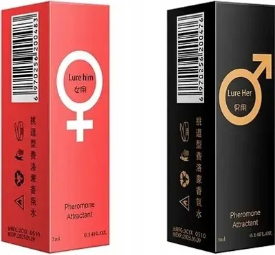 Produktbild von Pheromon-Parfümset Lure Him und Lure Her
