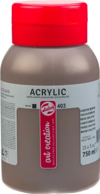 Obrázok produktu pre Talens Art Creation akrylová farba vo fľaši 750 ml - Vandyck hnedá 403