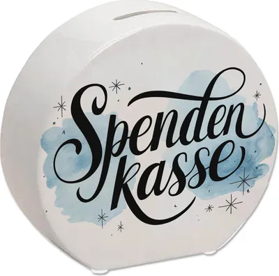 Produktbild von Spendenkasse Aquarell-Illustration Spardose