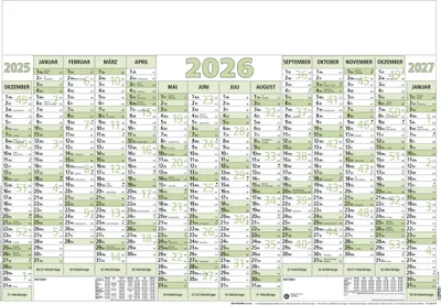 Produktbild von Plakatkalender 14 Mon Blauer Engel 5 Stk. gerollt