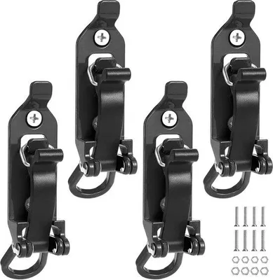 Produktbild von Famanu Halter für Dachträger - 4 Stück, Schaufelhalter für Dachgepäckträger
