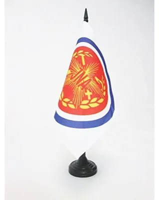 Tischfahne Jugoslawische Volksarmee JNA 15x15 cm Polyester
