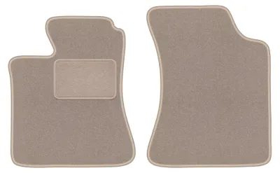 Image de Tapis avant en moquette pour Volvo 440 / 460 1988-1996 (berline) – 2 pièces, beiges, sur mesure – Wielganizator LUX