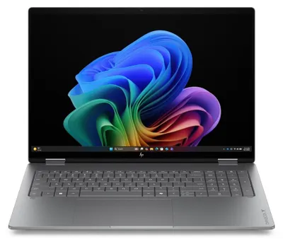 Produktbild von HP OmniBook X Flip 2-in-1 Laptop Next Gen AI 16-cc0184ng, AMD Ryzen AI 7, 40,6 cm (16"), 2880 x 1800 Pixel, 32 GB, 1 TB, Windows 11 Home