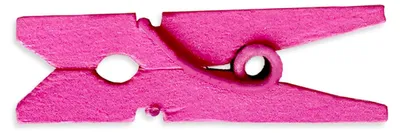 Zdjęcie produktu dla Drewniane mini klipsy do bielizny, 15 kolorów, 100 sztuk w opakowaniu