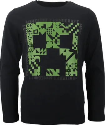 Produktbild von Minecraft Creeper Gamer Kinder langarm Shirt – 152