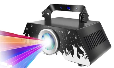 Obrázok produktu pre 3D animácia, laserové svetlo, RGB lúče, diaľkové ovládanie, zástrčka pre EÚ