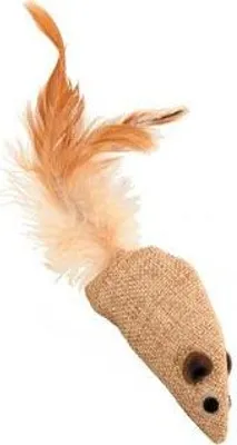 Immagine prodotto di Topo gatto giocattolo 9 cm in tessuto Zolux