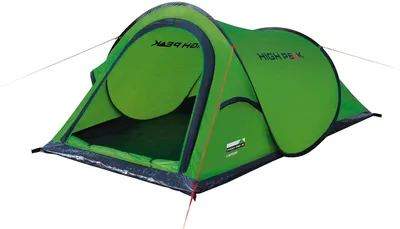 Produktbild von High Peak Campo, Camping, Tunnelzelt, 2 Person(en), 1,41 kg, Grün