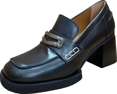 Produktbild von Donna Carolina Hochfrontpumps Spazzolato nero Damen 31363333313835 Schwarz 37 1/2 EU