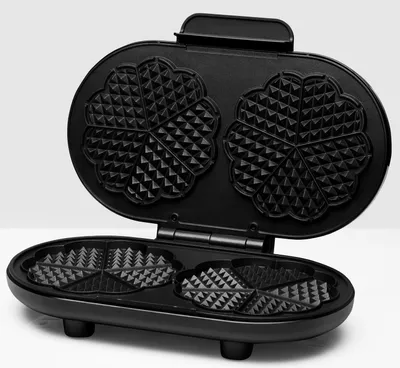 Produktbild von OBH Nordica Select Double, 10 Waffel(n), Herz (Form), Schwarz, 1,2 m, 1600 W, 220 - 240 V
