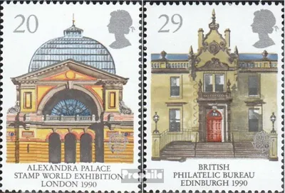 Produktbild von Briefmarken Großbritannien 1990 Mi 1261-1262 (kompl.Ausg.) postfrisch Posteinrichtungen