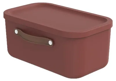 Produktbild von Rotho Aufbewahrungsbox 12 L Maloja - Kunststoffbox mit Deckel - Stapelbox 39,5 x 26,5 x 17,7 cm - Plastikbox Ordnungsbox Allzweckkiste
