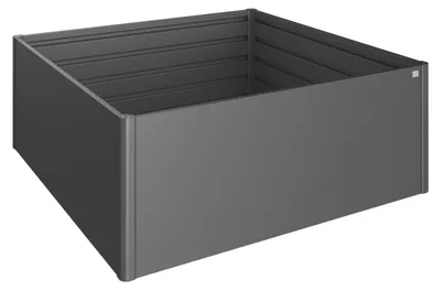 Image de Biohort Jardinière surélevée 2 x 2 gris foncé métallisé