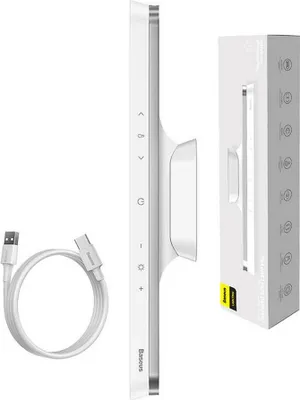 Produktbild von Baseus Magnetic Stepless Lamp Pro, mit Touchpanel (weiß)