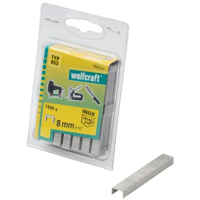 Produktbild von wolfcraft Tackerklammern Type 053 1400 Stk. 8 mm 7030000