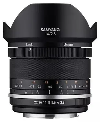 Produktbild von Samyang MF 14mm F2.8 MK2, MFT, Ultraweitwinkelobjektiv, 14/10, Micro Four Thirds (MFT), Autofokus