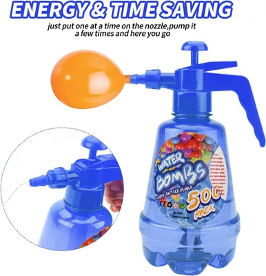Produktbild von Folienballon Wasserballon, Pumpballon-Spielzeug-Blau