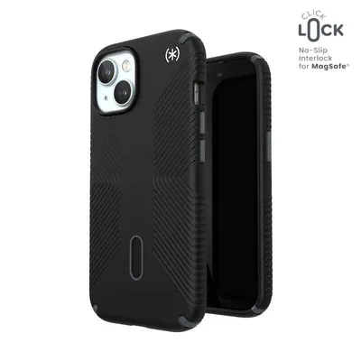 Obrázek produktu pro Speck Presidio2 Grip, Obal, Apple, iPhone 15, 15,5 cm (6.1"), Černá