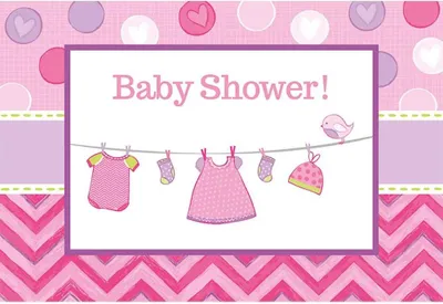 Obrázek produktu pro 8 pozvánek Shower with Love