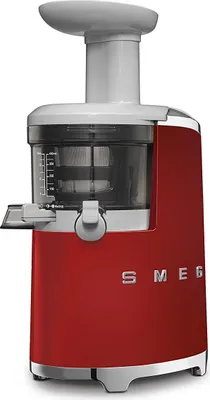 Obrázek produktu pro Smeg SJF01RDEU, Pomalý odšťavovač, Červená, 43 ot/min, 1 l, 0,5 l, 1 m